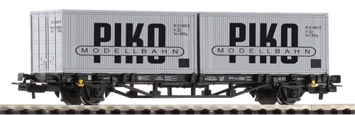 Piko 27709 Containervogn DR IV 2 x 20' container "VEB PIKO" KOMMENDE NYHED 2024