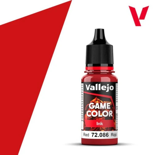 Vallejo Game Color 72086 Ink red 17ml/18ml (112)