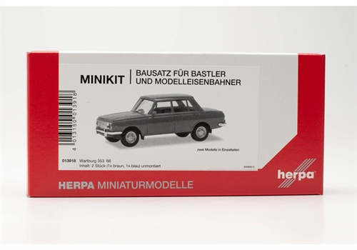 Herpa 013918 Minikit 2 x Wartburg, H0