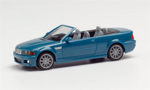 Herpa 022996-002 BMW M3 Cabrio, Laguna Seca blau, H0 NYHED 2022