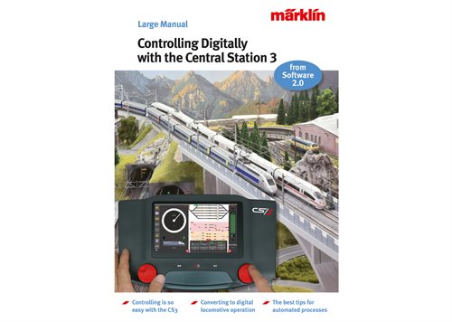 Märklin 03093 Digital styring med CS3, engelsk version