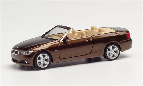 Herpa 033763-002 BMW 3er Cabrio, Marrakesh braun metallic, H0 NYHED 2022