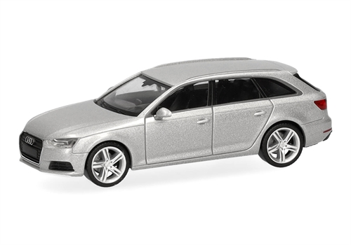 Herpa 038577-005 Audi A4 Avant, is sølv, H0
