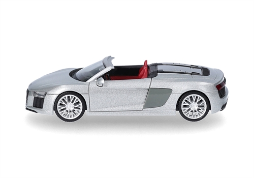 Herpa 038690-002 Audi R8 Spyder, silver, H0