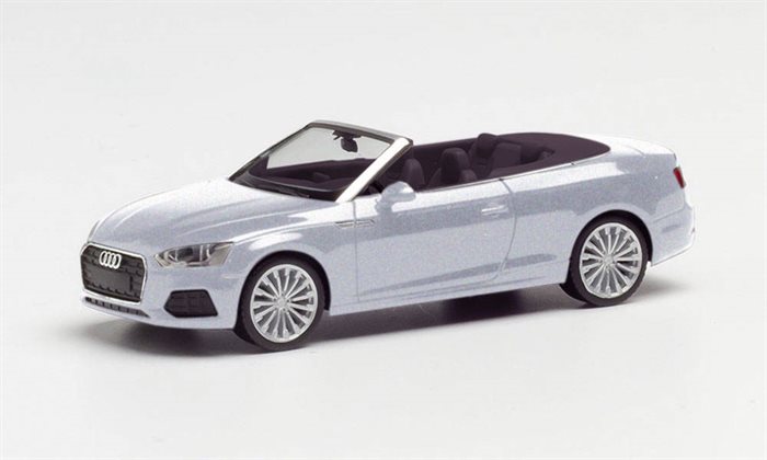 Herpa 038768-002 AUDI A5 CABRIO, cuvéesølv metallic, H0 