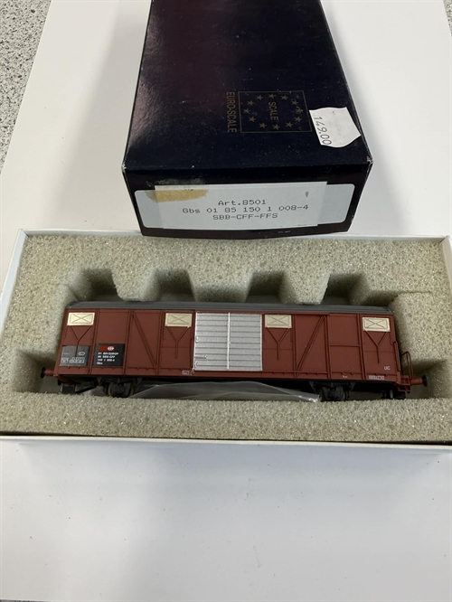 Euro-Scale 8501 Lukket godsvogn (BRUGT)