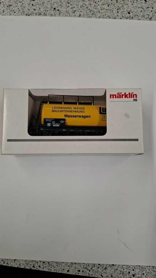 Märklin 00754-24  Leonhard weiss wasserwagen (BRUGT) 