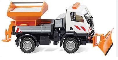 Wiking 64606 Unimog U 20 med sneplov og salt spreder, H0