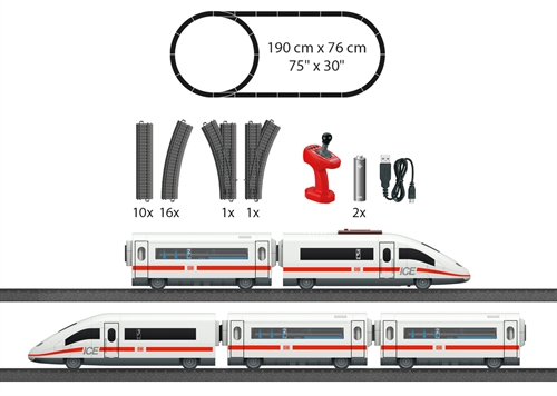 Märklin 29420 MY WORLD "ICE 3" startsæt til børn på 3 år og derover, KOMMENDE NYHED 2026