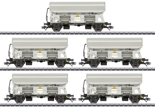 Märklin 46306 FEM-delt godsvognsæt med 2-akslede godsvogne, NS , ep IV, KOMMENDE NYHED 2021