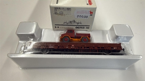   Märklin 00753-10 Kæpskinnevogn med lastbil (BRUGT)