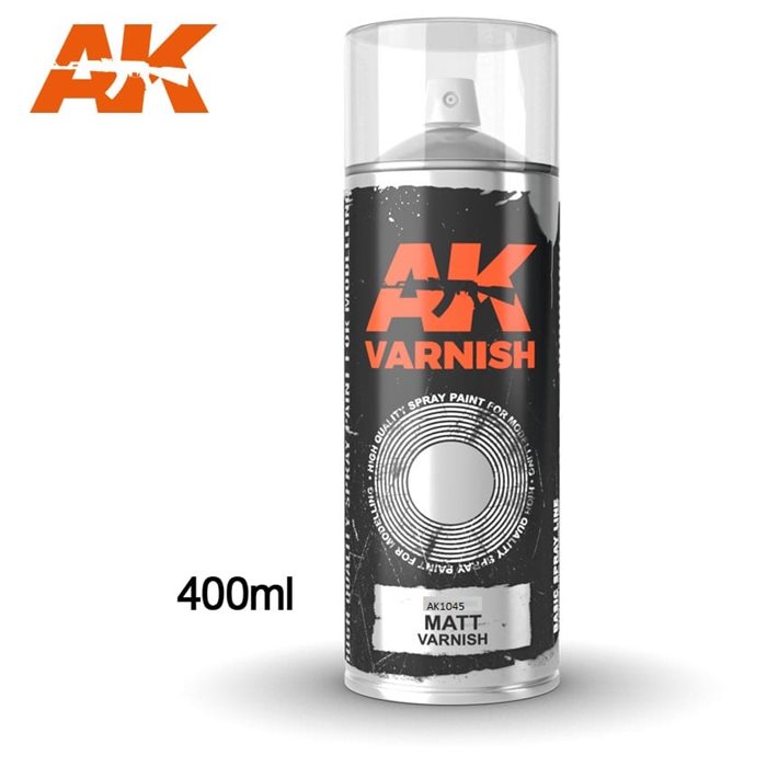 AK 1045 Mat lak spray 400 ml (USA)