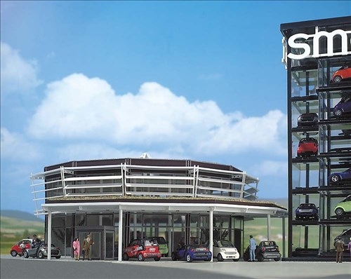 Busch 1000 Smart salgsbygninger, H0