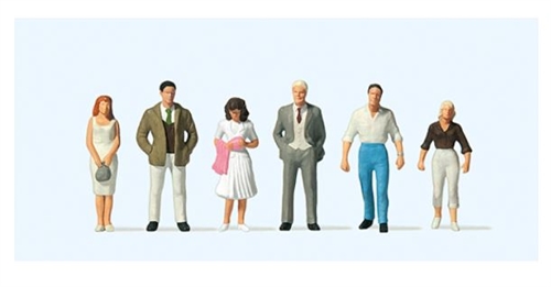Preiser 10022 Passagerer, seks forskellige figurer, H0