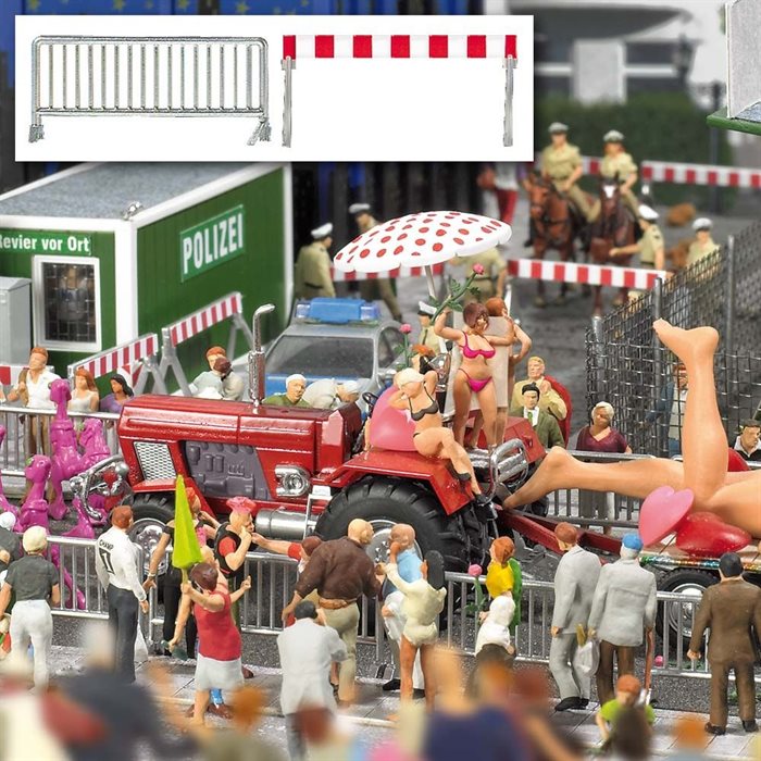 Busch 1018 Barriere sæt, H0