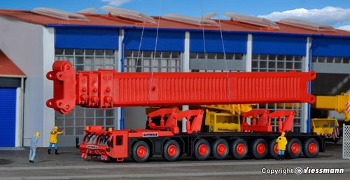 Kibri 10442 Transportkørekøj til GOTTWALD Teleskopkran, H0 