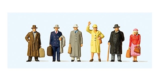 Preiser 10664 Rejsende - epoke 3, H0