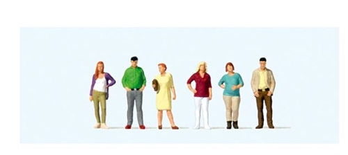 Preiser 10726 Passagerer, mænd og kvinder, H0