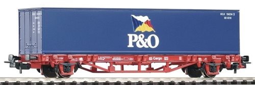 Piko 57706 Fladvogn med container, P&O, DB AG, ep V