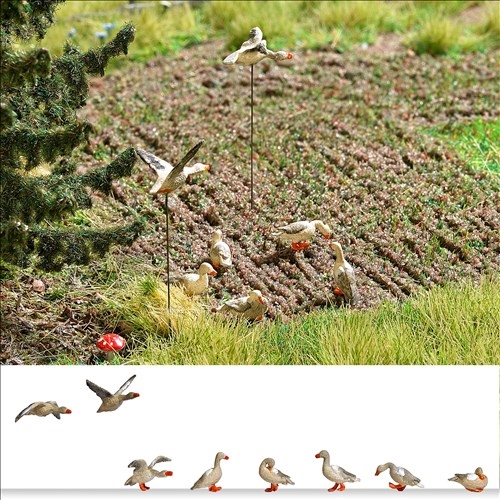 Busch 1196 Vildgæs, H0