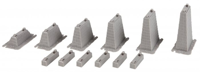 Faller 120472 6 Bropiller, ep I, H0