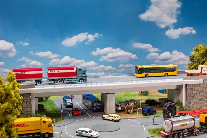 Faller 120504 Betonbro, 2 spor , ep VI, H0