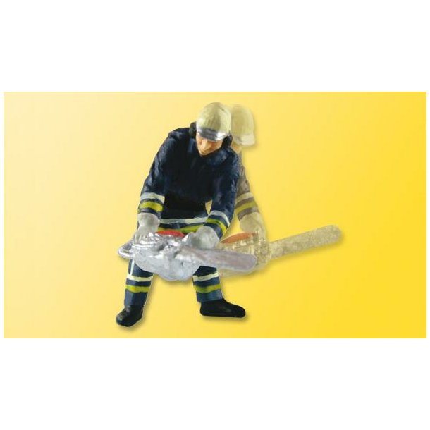 Viessmann 5141 Brandmand med kædesav, bevægelig, H0