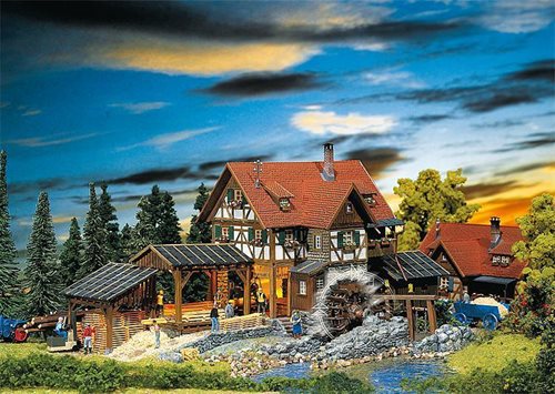 Faller 130229 Savmølle med motor, ep II, H0 