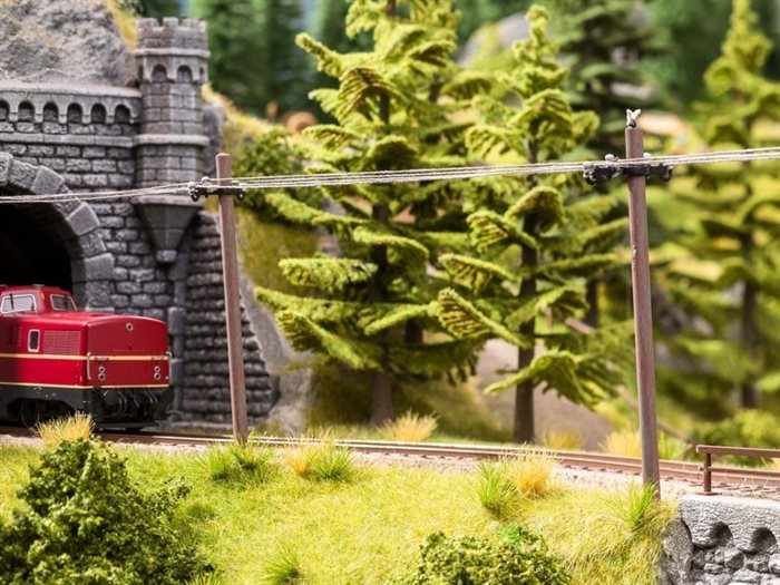 Noch 13160 4 telegrafmaster incl 2 meter fleksibel tråd, H0 