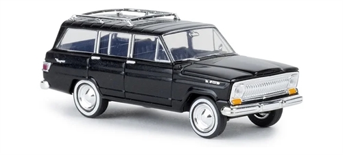 Brekina 19862 Jeep Wagoneer, sort, H0