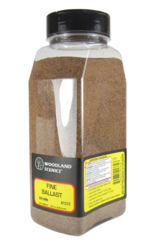 Woodland Scenics B1372 Fin Ballast, brun, strødåse, 945 cm3 