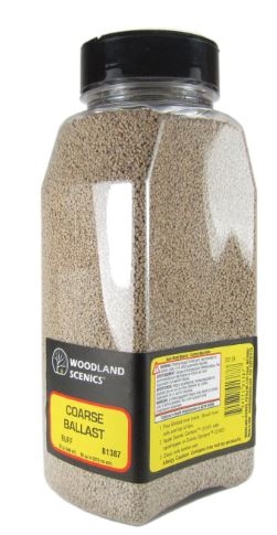 Woodland Scenics B1387 Grov Ballast, Buff, strødåse, 945 cm3 