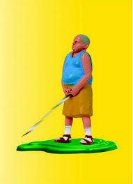 Viessmann 1547 Besørgende mand, bevægelig (optisk syner at strålen bevæger sig) H0