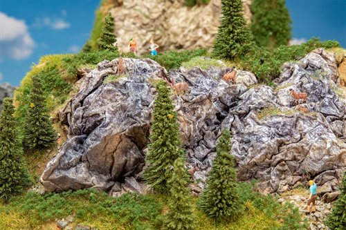 Faller 171801 Bjergfolie, grå, 297 x 420 mm