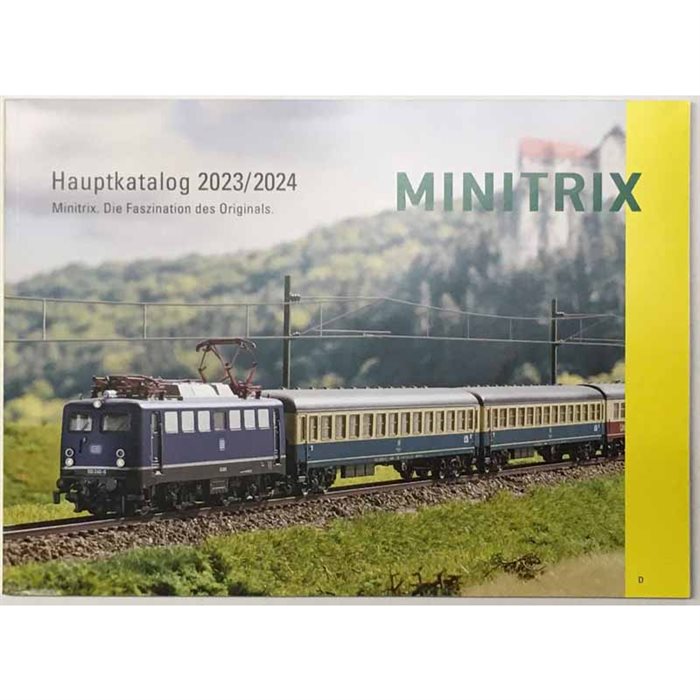 Minitrix 19847 Katalog 2023/2024 engelsk tekst