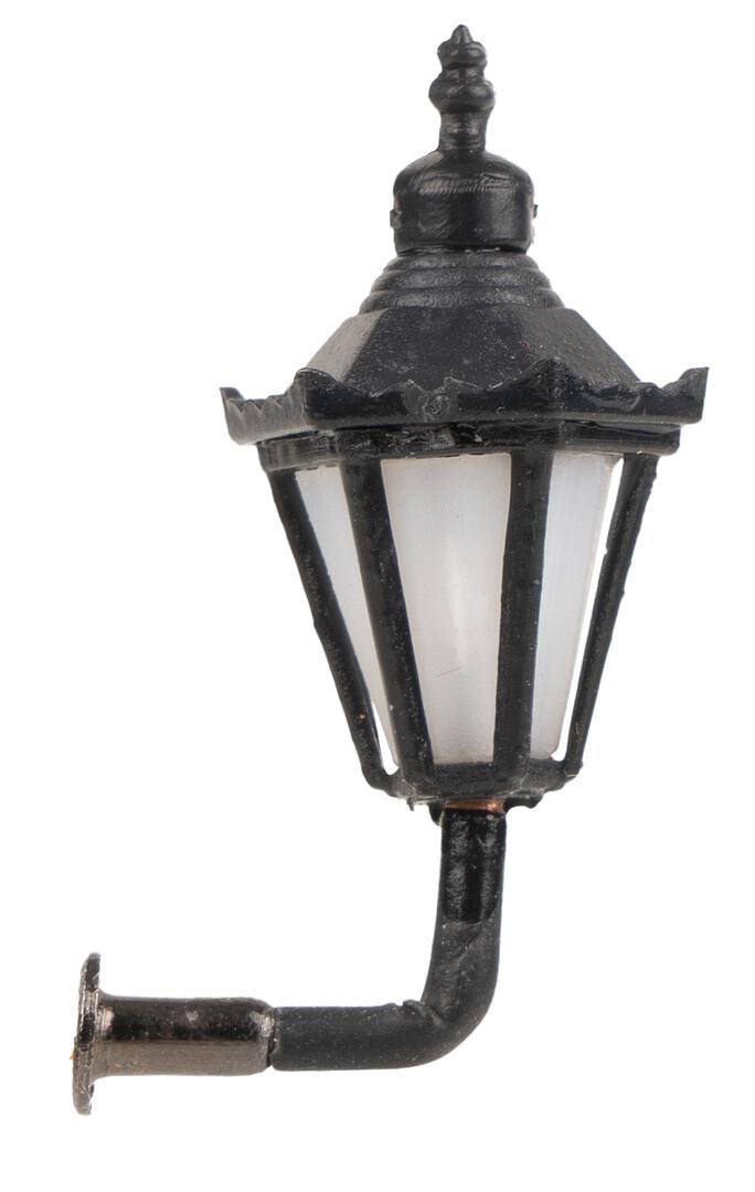Faller 180111 LED væglamper, sekskantet lanterne med krone, 3 stk. H0