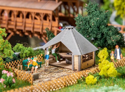 Faller 180311 Grillhytte , Lasercut-Modell, H0