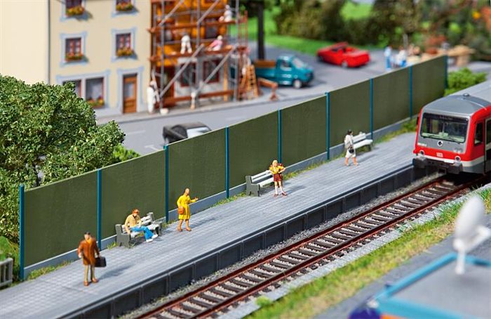 Faller 180420 Støjskærm i beton H0