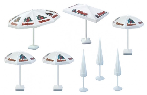 Faller 180440 Otte parasoller, H0