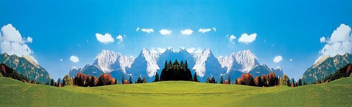 Faller 180513 Baggrund Karwendelgebirge, Str: 3200 x 970 mm 