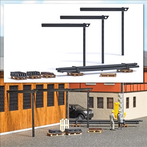 Busch 1815 Paller med maskindele, H0