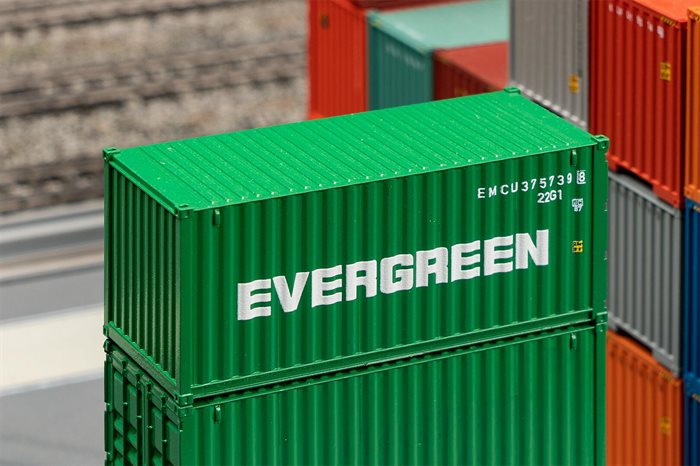Faller 182004 20\' Container EVERGREEN, H0