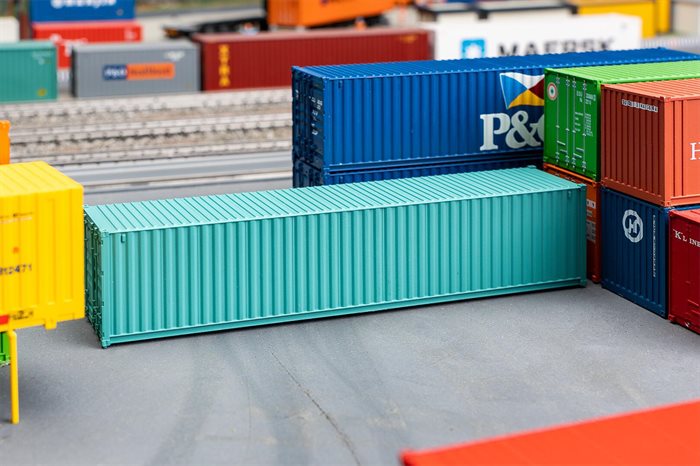Faller 182103 40\' Container, grøn, H0