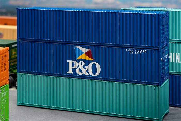 Faller 182104 40\' Container P&O, H0