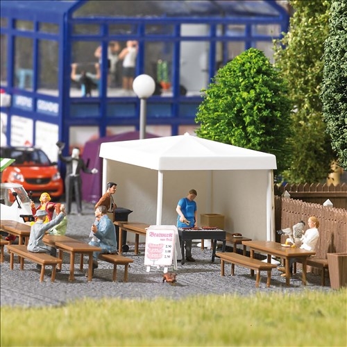 Busch 1828 Grill-stand, H0