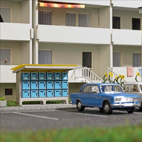 Busch 1845 Pakkebokse, H0