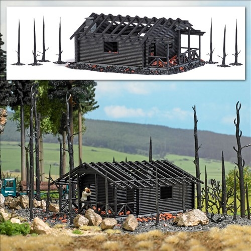 Busch 1853 Udbrændt skovhytte, H0