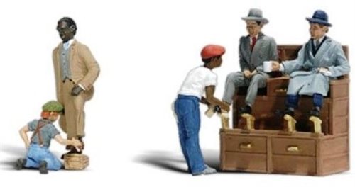 Woodland Scenics A1877 Skopudsere, fem figurer med tilbehør, H0