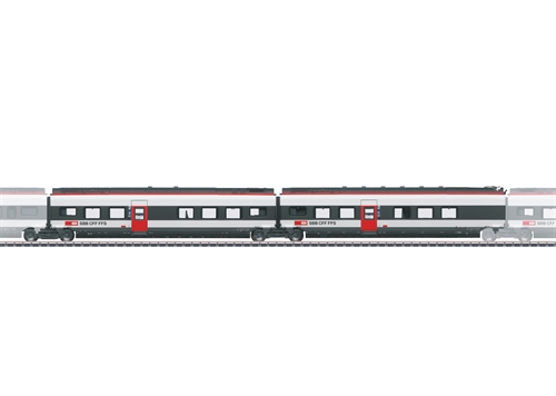 Märklin 43452 Supplerende vognsæt 2 til RABe 501 022 Giruno