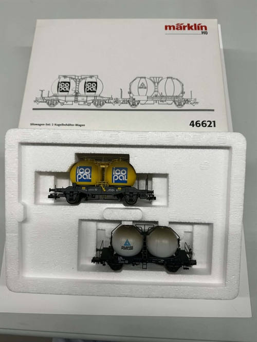 Märklin 46621 2-delt sæt med kuglesilovogne (Brugt)